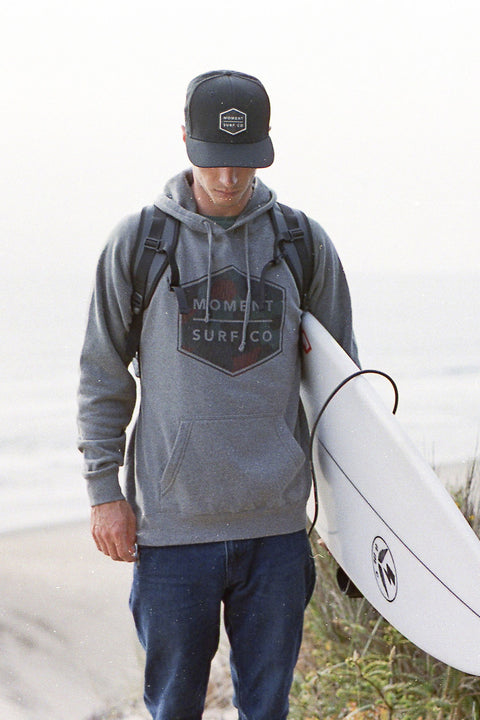 Moment Discovery Division Pullover Hoodie - Gunmetal Heather
