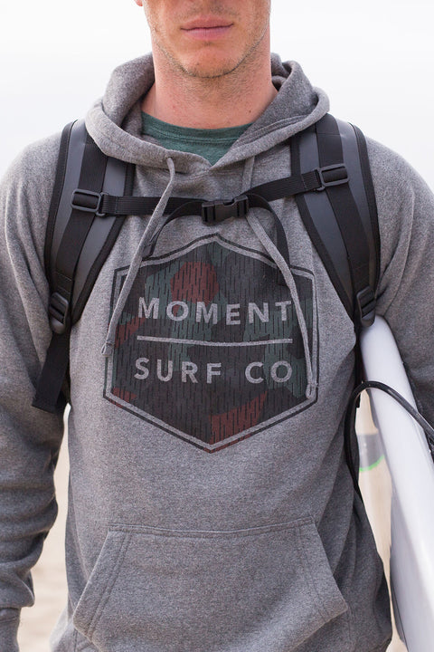 Moment Discovery Division Pullover Hoodie - Gunmetal Heather