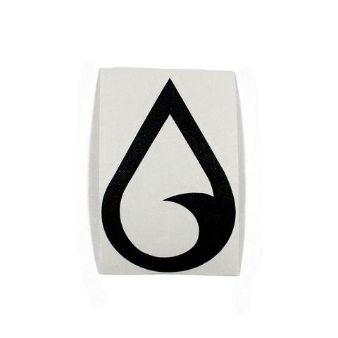 Moment Drop Logo Die Cut Sticker - Black