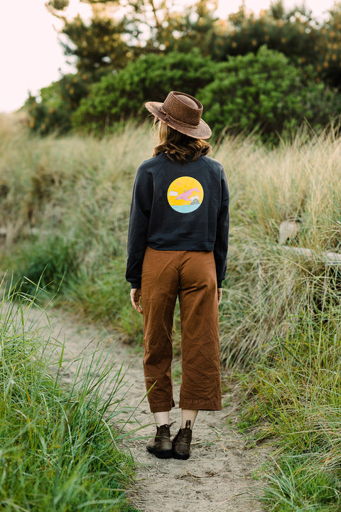 Moment Women's Gaz Whale Rider Crew - Dark Grey