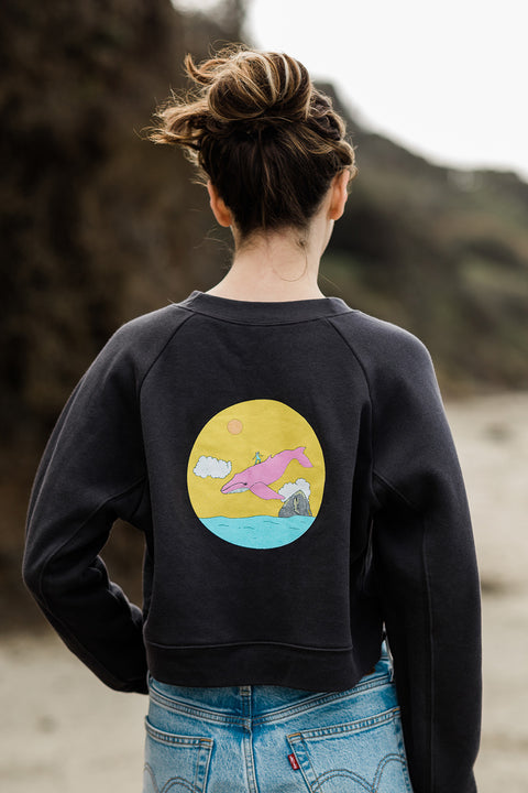 Moment Women's Gaz Whale Rider Crew - Dark Grey