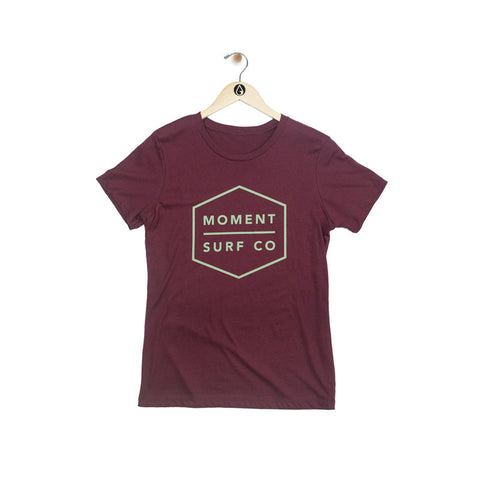 Moment Women's Boxed Logo Tee