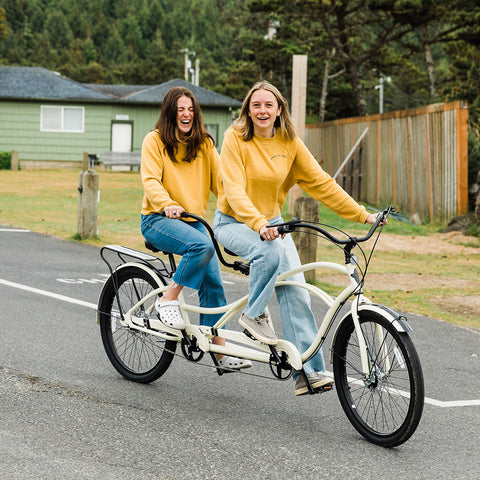 Moment Lady Glider Raglan Pullover Crew - Heather Mustard