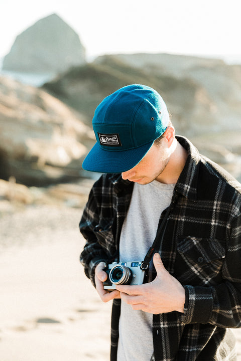 Moment PC Rock 5-Panel Wool Hat - Blue