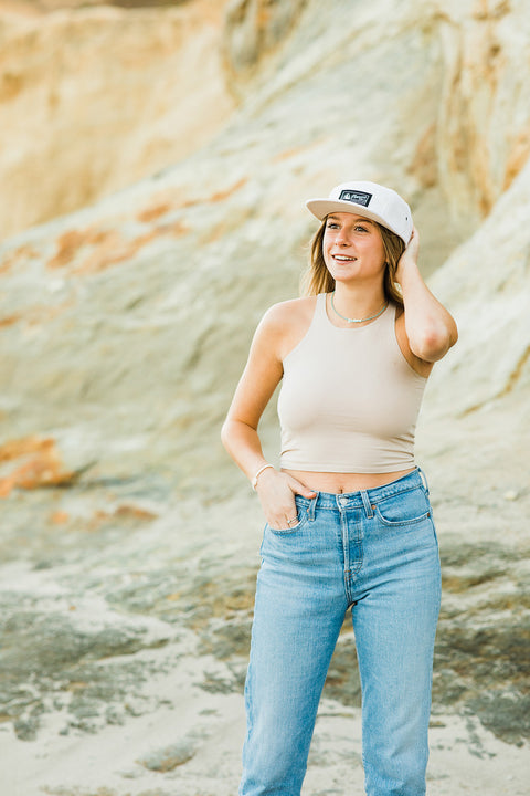 Moment PC Rock 5-Panel Wool Hat - Heather Oatmeal