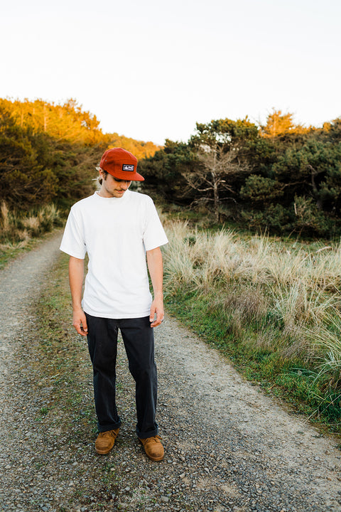 Moment PC Rock 5-Panel Wool Hat - Rust