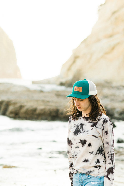 Moment PC Rock Hat - Teal / White