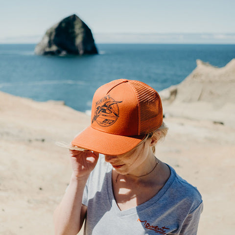Moment Pelican Trucker Hat - Burnt Orange