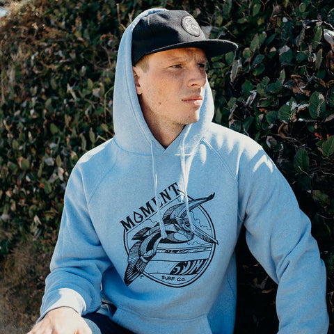 Moment Pelican Pullover Hoodie - Pacific