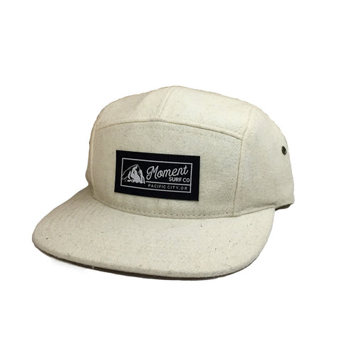 Moment PC Rock 5-Panel Wool Hat - Heather Oatmeal