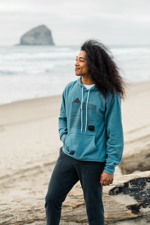 Moment Rock N' Whale Hoody - Heather Slate