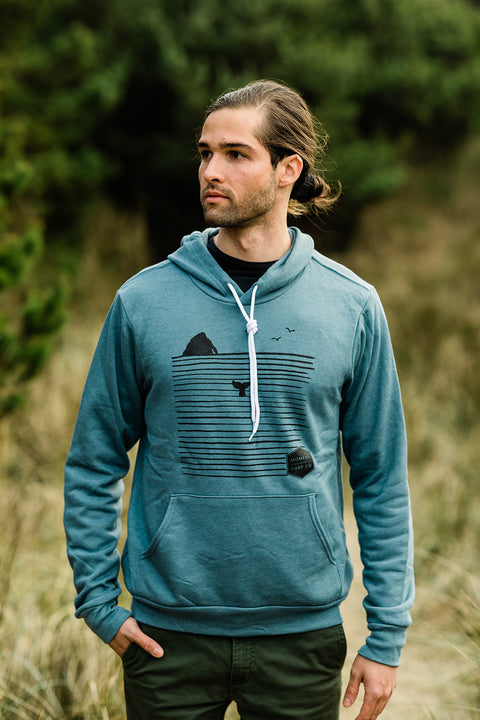 Moment Rock N' Whale Hoody - Heather Slate