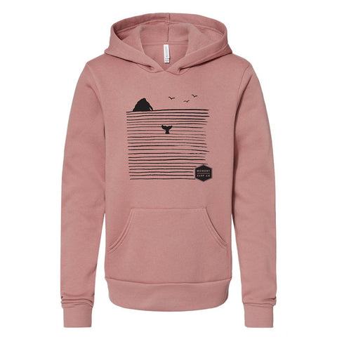 Moment Youth Rock N' Whale Hoody - Mauve