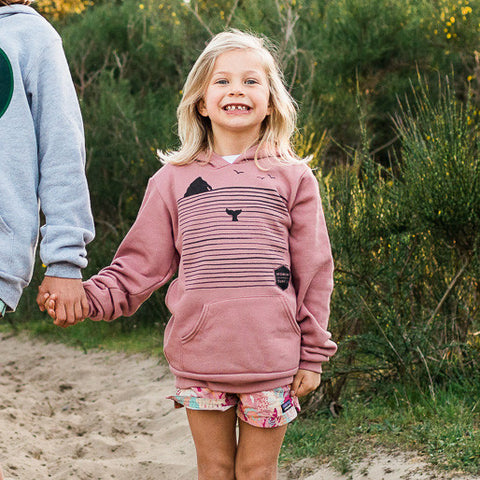 Moment Youth Rock N' Whale Hoody - Mauve