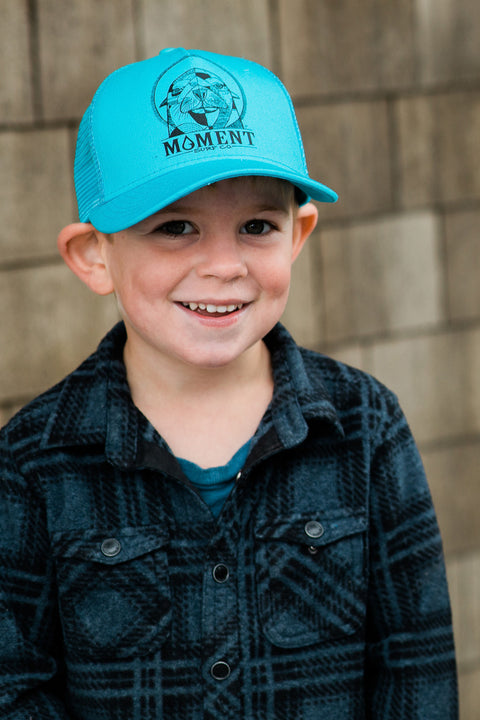 Moment Sea Lion Kids Hat - Tahiti Blue