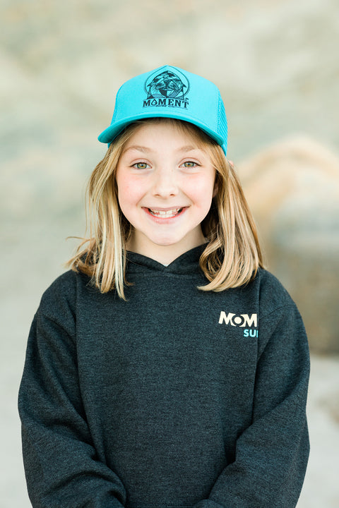 Moment Sea Lion Kids Hat - Tahiti Blue