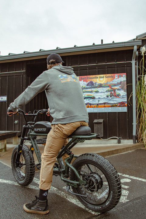 Moment Storefront Hoodie - Deep Heather
