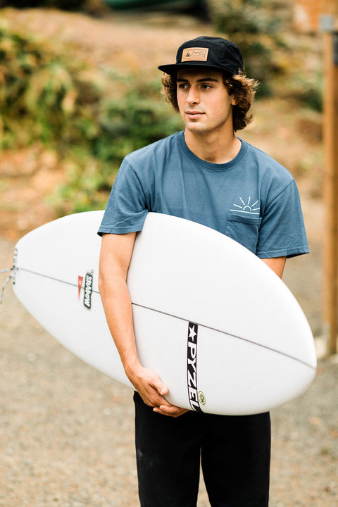 Moment Sunset Board Pocket Tee - Slate