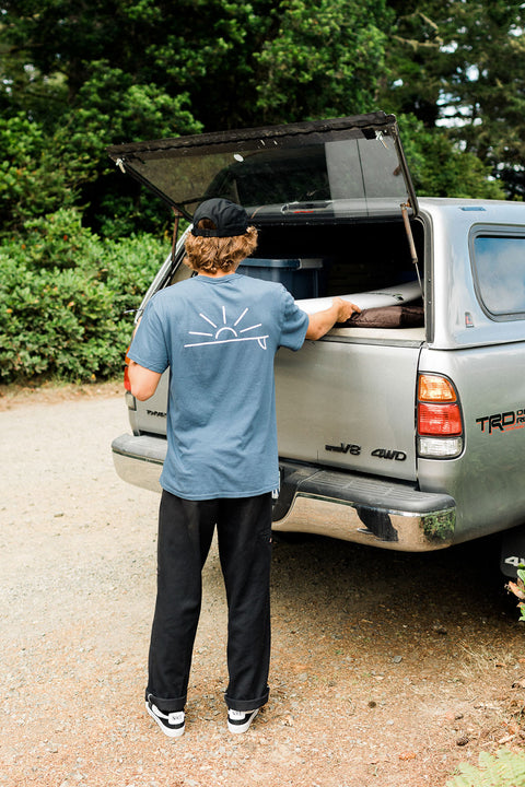 Moment Sunset Board Pocket Tee - Slate