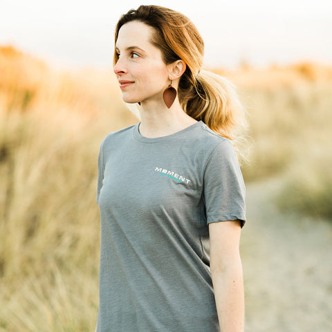 Moment Sunset Cape Tee - Heather Grey