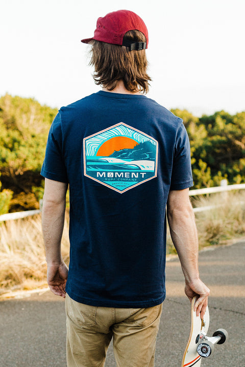 Moment Sunset Cape Tee - Navy