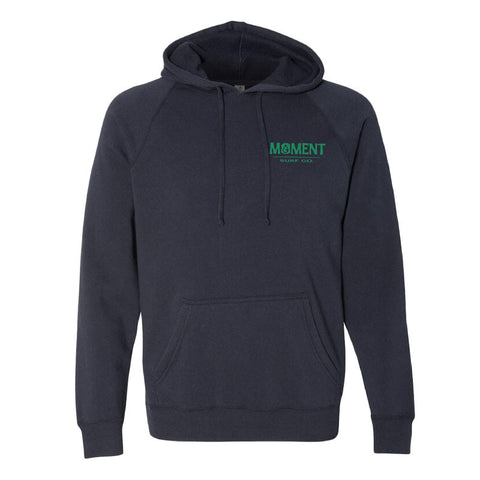 Moment Sunset Waves Pullover Hoodie - Navy