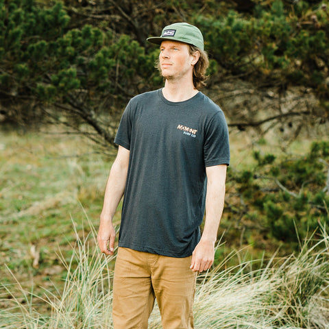 Moment Surf Camp Tee - Dark Grey
