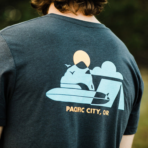 Moment Surf Camp Tee - Dark Grey