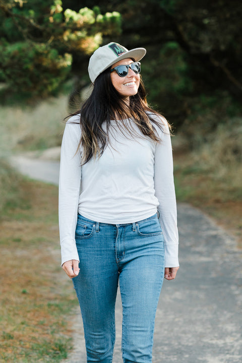 Moment Trees & Waves Parker Hat - Light Grey