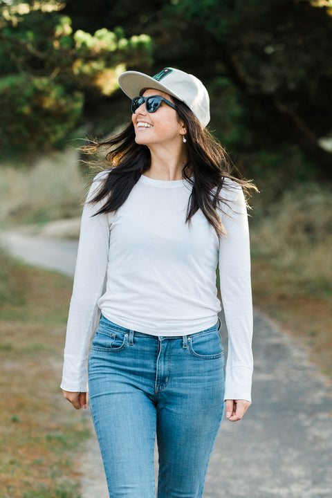 Moment Trees & Waves Parker Hat - Light Grey