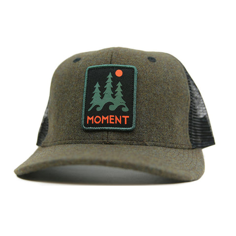 Moment Trees And Waves Hat - Moss Flannel