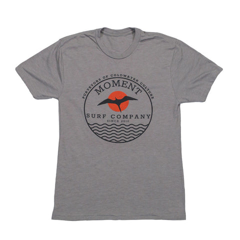 Moment Tropicbird Sunset Tee - Charcoal