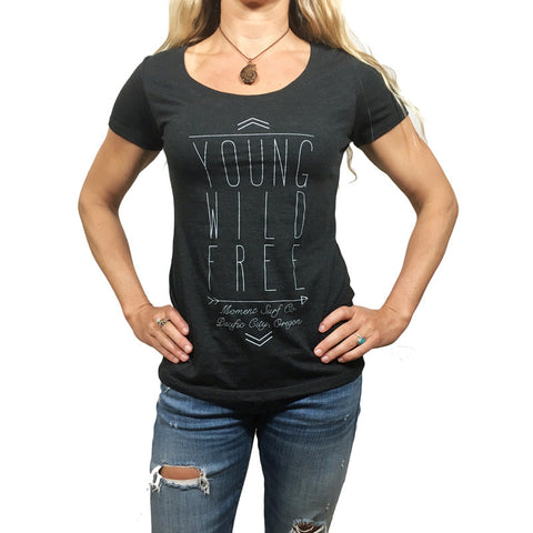 Moment Young Wild And Free Tee - Black