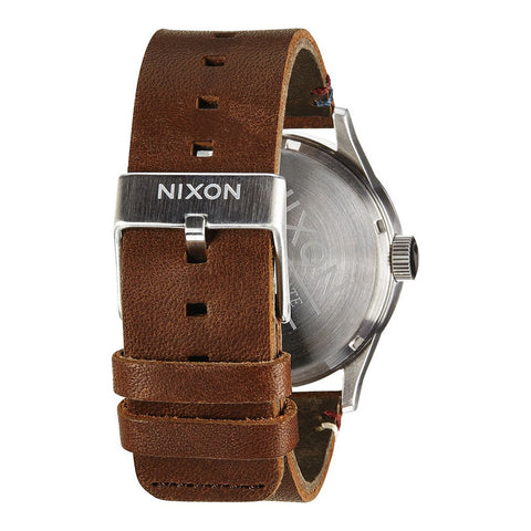 Nixon Sentry Leather Watch - Black / Brown