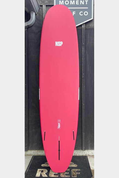 NSP Elements 8'0" Longboard - Red
