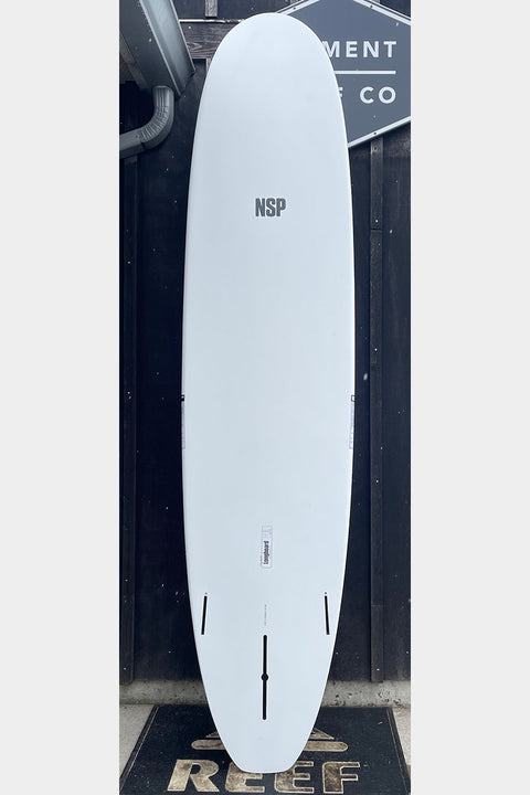 NSP Elements 8'6" Longboard - White - Bottom