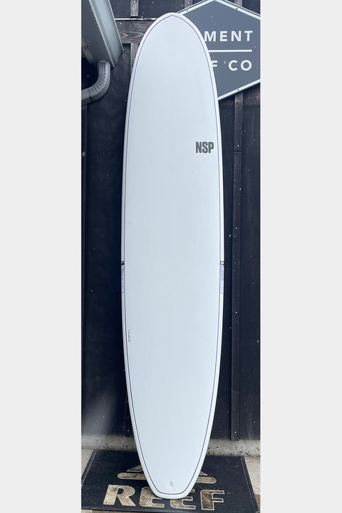 NSP Elements 8'6" Longboard - White