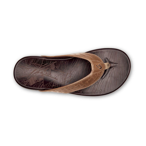 Olukai Hikianalia Sandals - Tan / Dark Java