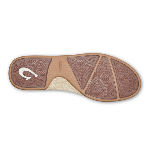 Olukai Women's Kaula Pa'a Kapa Linen Espadrilles - Rose Sea Salt