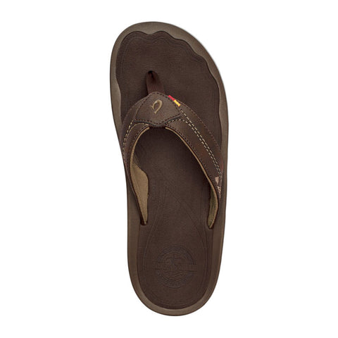 Olukai Kipi Sandals - Dark Wood / Dark Wood