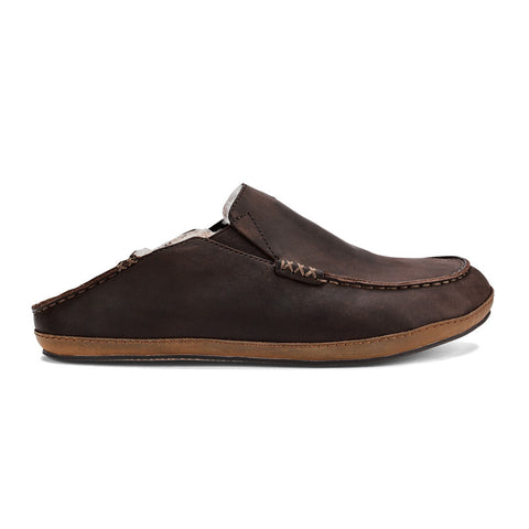 Olukai Moloa Slipper - Dark Wood