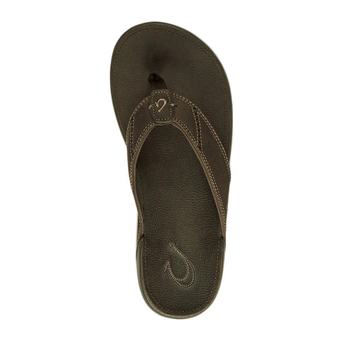 Olukai Nui Sandals - Seal Brown / Seal Brown