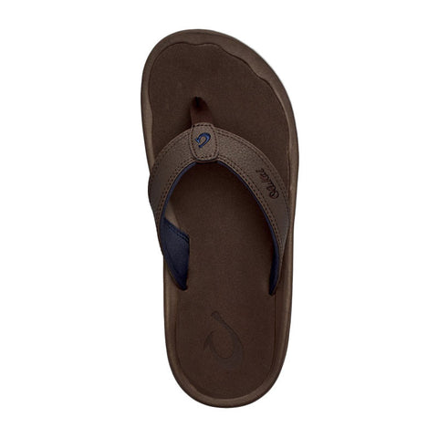 Olukai 'Ohana Sandals - Dark Wood / Dark Wood (old)