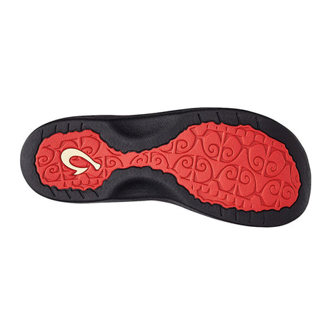Olukai 'Ohana Sandals - Hibiscus / Black