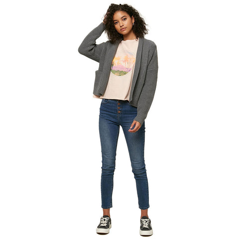 O'Neill Anchor Cardigan Sweater - Charcoal