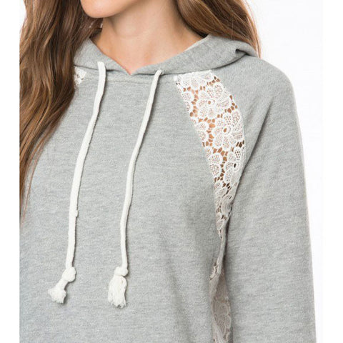O'Neill Avon Hooded Pullover - Heather Grey