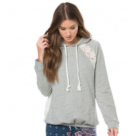 O'Neill Avon Hooded Pullover - Heather Grey
