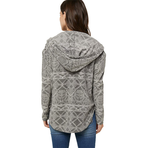 O'Neill Carter Superfleece Zip Up Hoodie - Charcoal