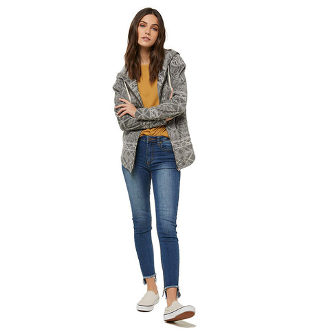 O'Neill Carter Superfleece Zip Up Hoodie - Charcoal