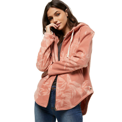 O'Neill Carter Superfleece Zip Up Hoodie - Clay